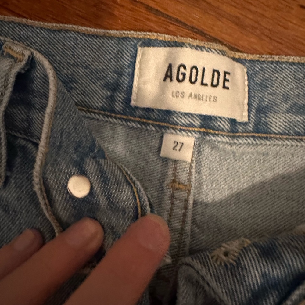 Agolde Parker Cutoff Shorts - Picture 2 of 3
